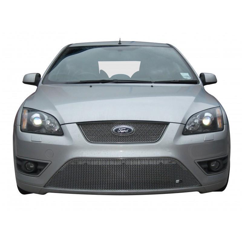 Zunsport Ford Focus ST 2005-2007 Front Stainless Steel Grille Upper & Full Lower