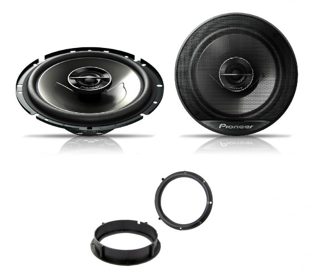 Skoda Citigo 2011 onward Pioneer 17cm Rear Door Speaker Upgrade Kit 240W