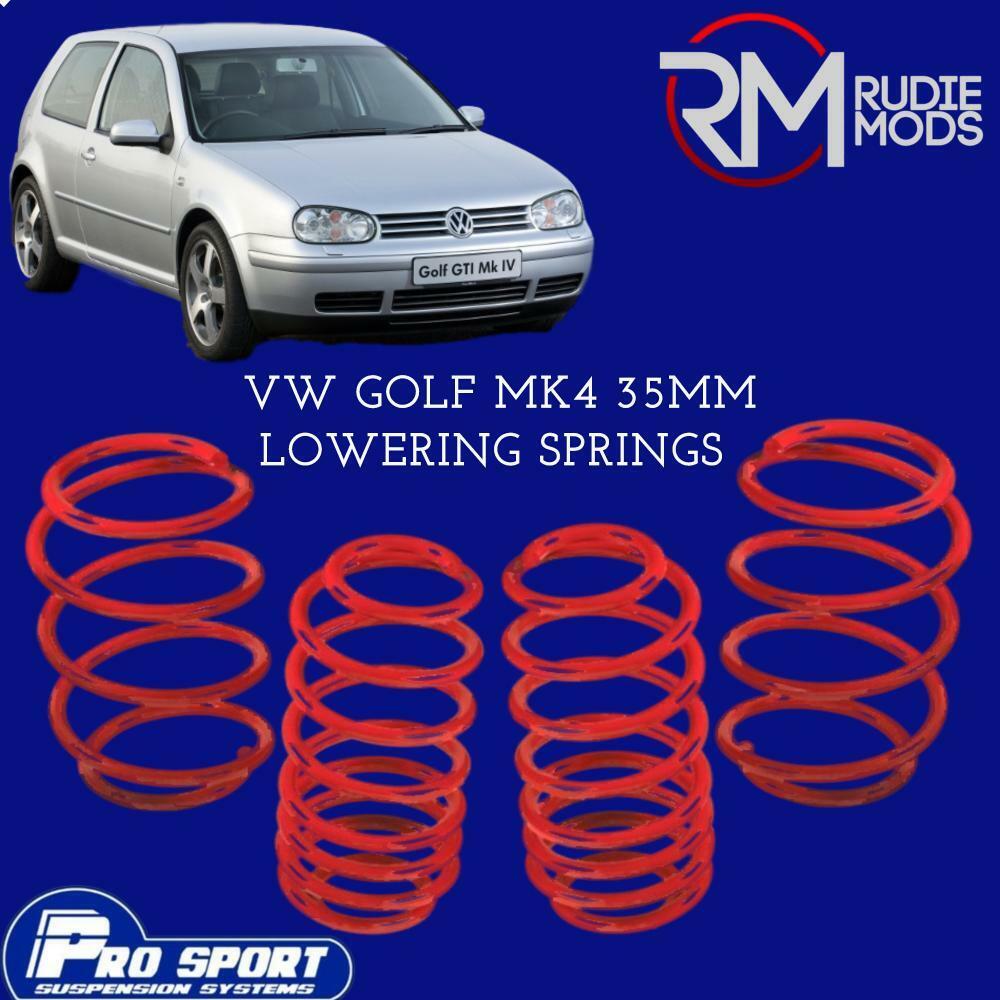 ProSport 35mm Lowering Springs for VW Golf Mk4 Authorised Dealer 120485