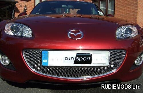 Zunsport Mazda MX5 Mk3.5 2009 on Roadster Coupe Front Lower Grille Polished