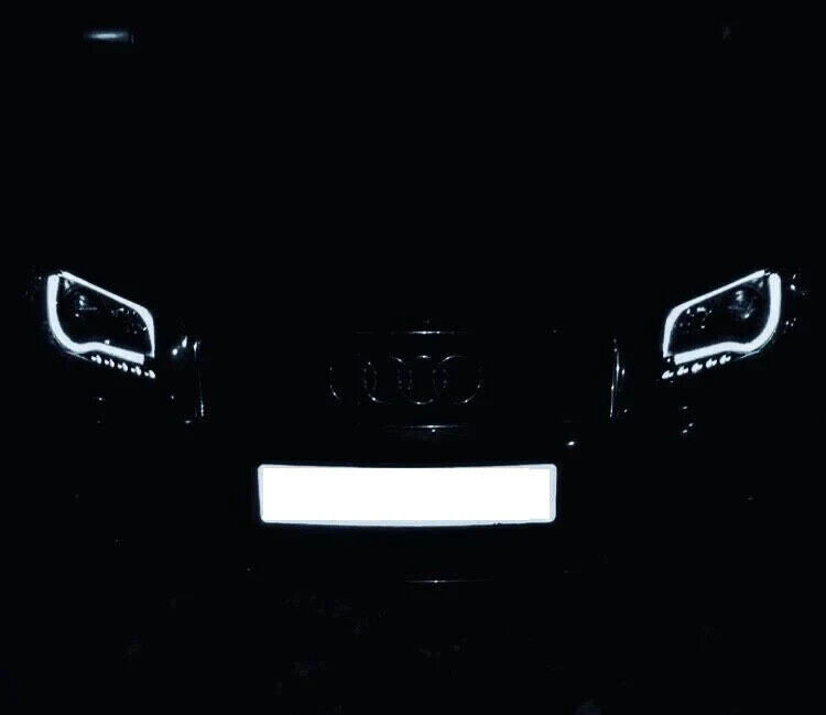 Audi A3 2008-2012 8P Black Led Light Bar DRL Daylight Running Light Headlights