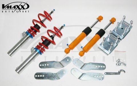 V-Maxx VW Caddy Maxi Mk3 2K 05on 2.0 petrol Coilover Lowering Kit 55mm strut