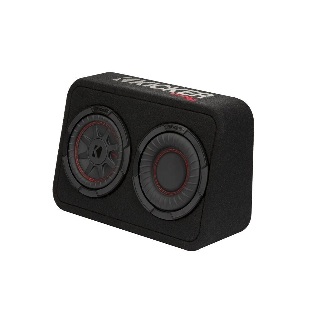 Kicker COMPRT 6.75" THIN PROFILE LOADED ENCLOSURE - 2 OHM Subwoofer KA48TCWRT672