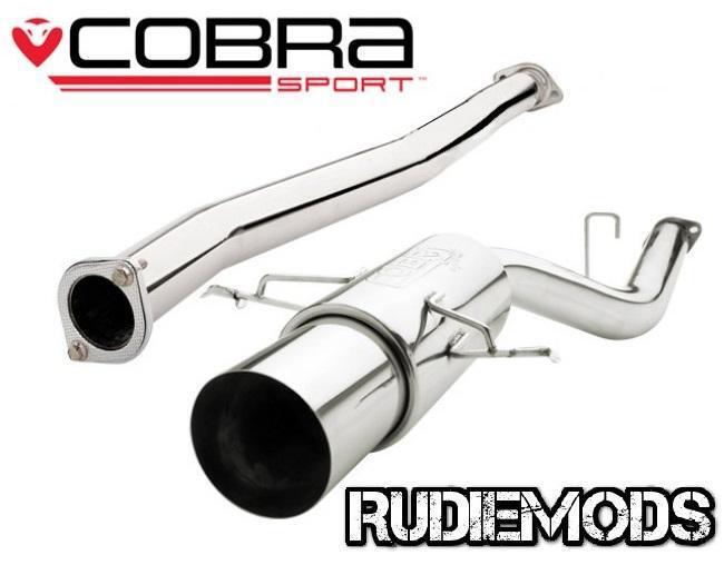 Cobra Sport fits Subaru Impreza Turbo 01-07 Cat Back Exhaust Round Pipe Non Res