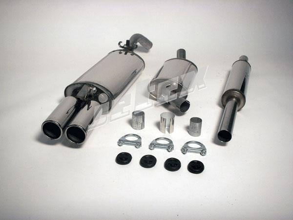 Jetex Exhaust VW Jetta MK5 1.4L 2.0L TFSi 05-10 Stainless Steel Cat Back