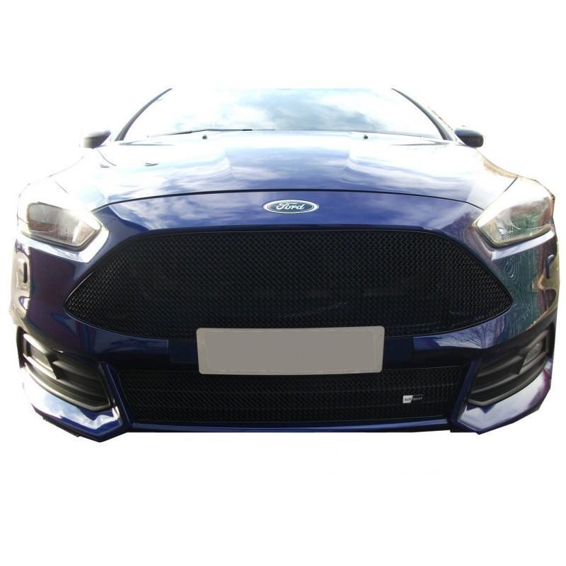 Zunsport Ford Focus ST 2015 on Facelift Front BLACK Upper and Lower Grilles