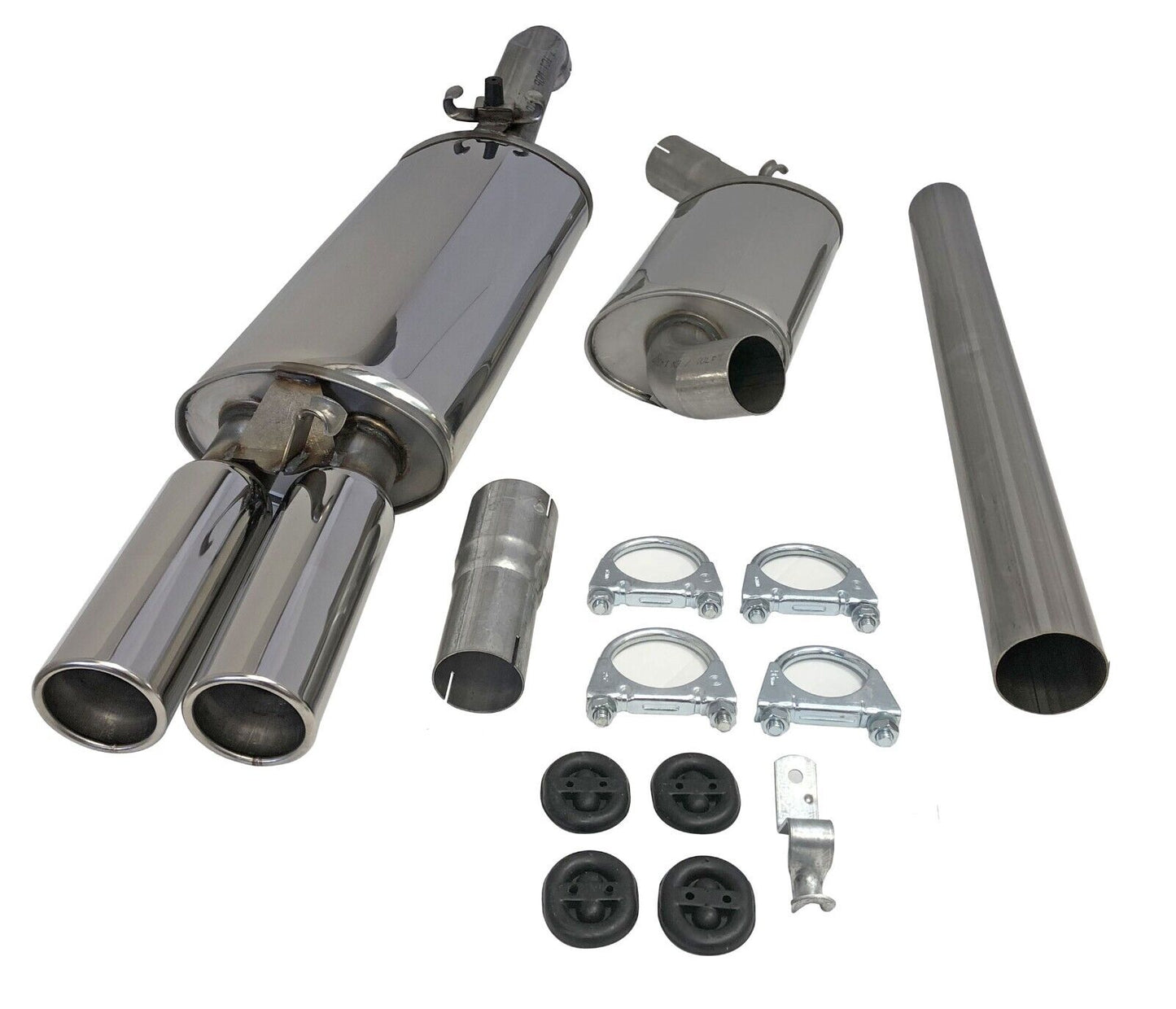 Jetex Cat Back Exhaust VW Golf MK2 GTi 16V 1985-1991 Stainless Steel Non Res