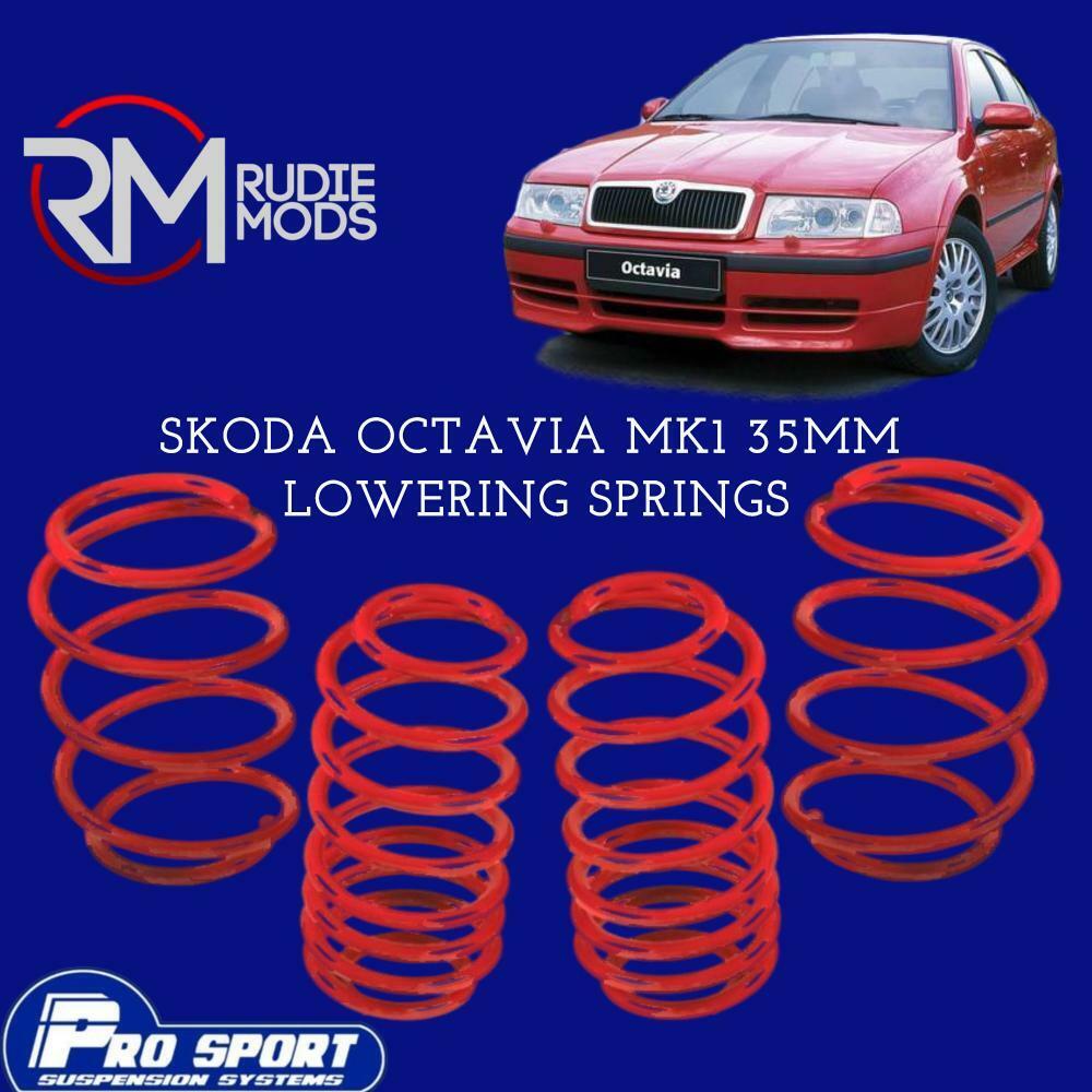 ProSport Lowering Springs for Skoda Octavia Mk1 1.8 1.9TDI Authorised Dealer