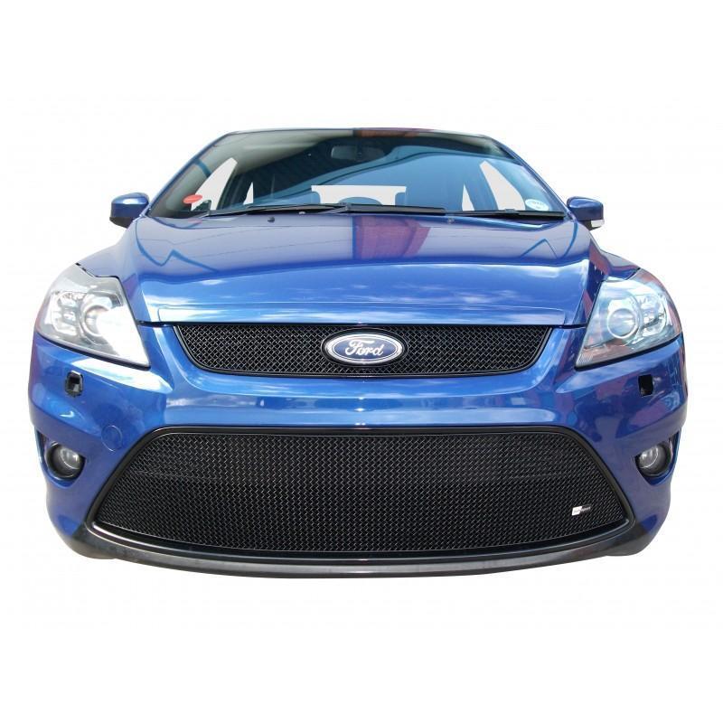 Zunsport Ford Focus ST 2008-2010 Front BLACK FULL LOWER Grille Set