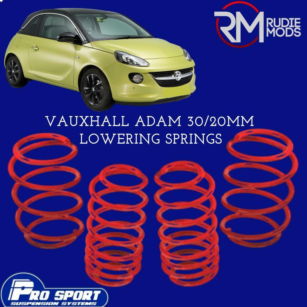 ProSport 30/20mm Lowering Springs for Vauxhall Adam Authorised Dealer 131150