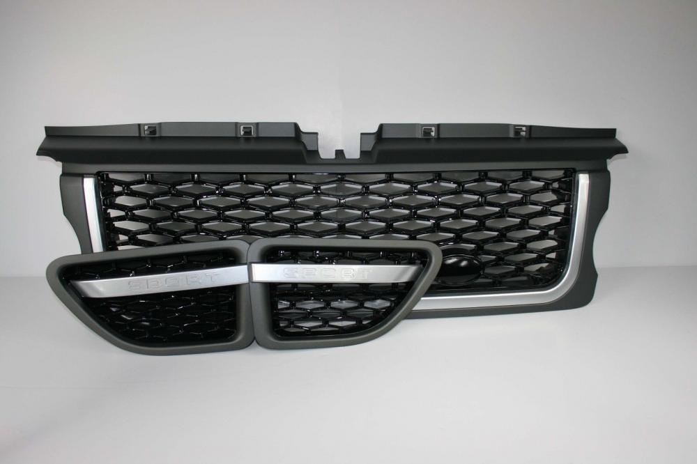 Fits RR Sport 2010-2013 Grey & Silver Autobiography Front Grille & Side Vents