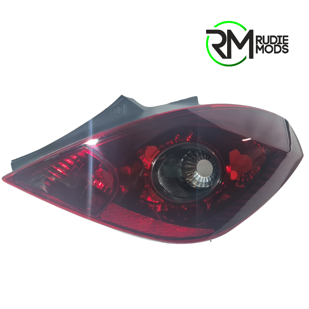 Vauxhall Corsa D 2006 on 3 door Smoked Rear Lights SXi VXR Arctic Nurburgring