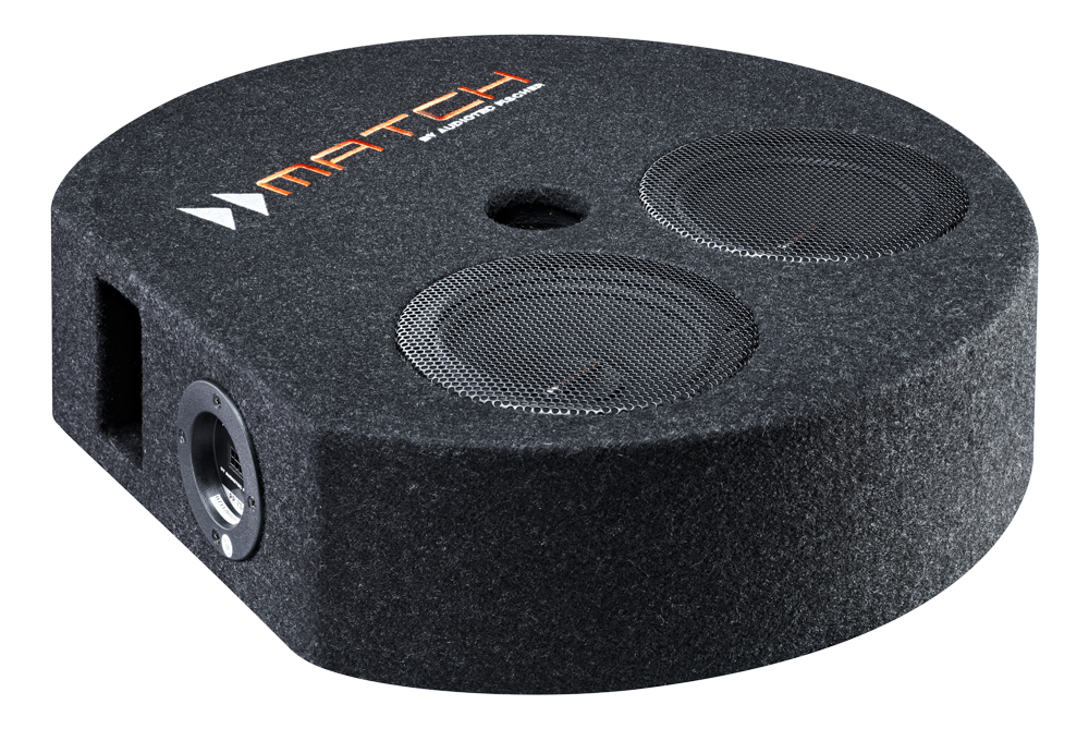 Match PP 7S-D Compact Subwoofer enclosure for Match plug and play amplifiers