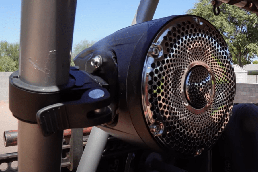 water-resistant speakers 4-inch amplified 200 Watt PAIR Recoil R4 Marine & Power-Sports