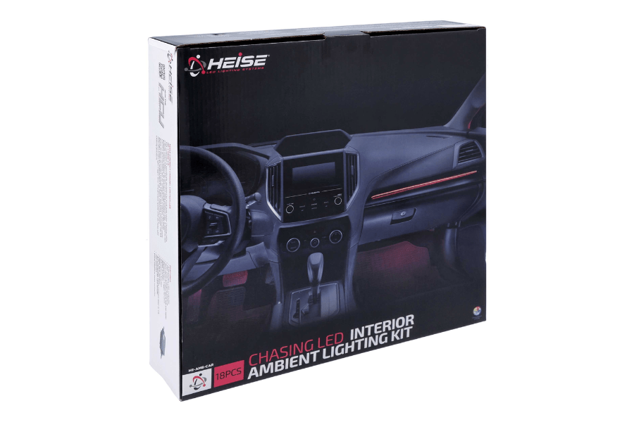 Interior Ambient mood LED Lighting Kit 18-Piece universal Chasing Heise