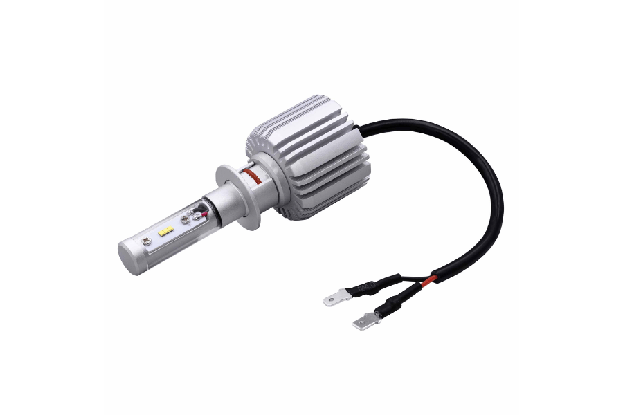 H1 Single Beam Led Light Bulb Kit (PAIR) car vehicle Heise HE-H1LED 6,000 Lumens