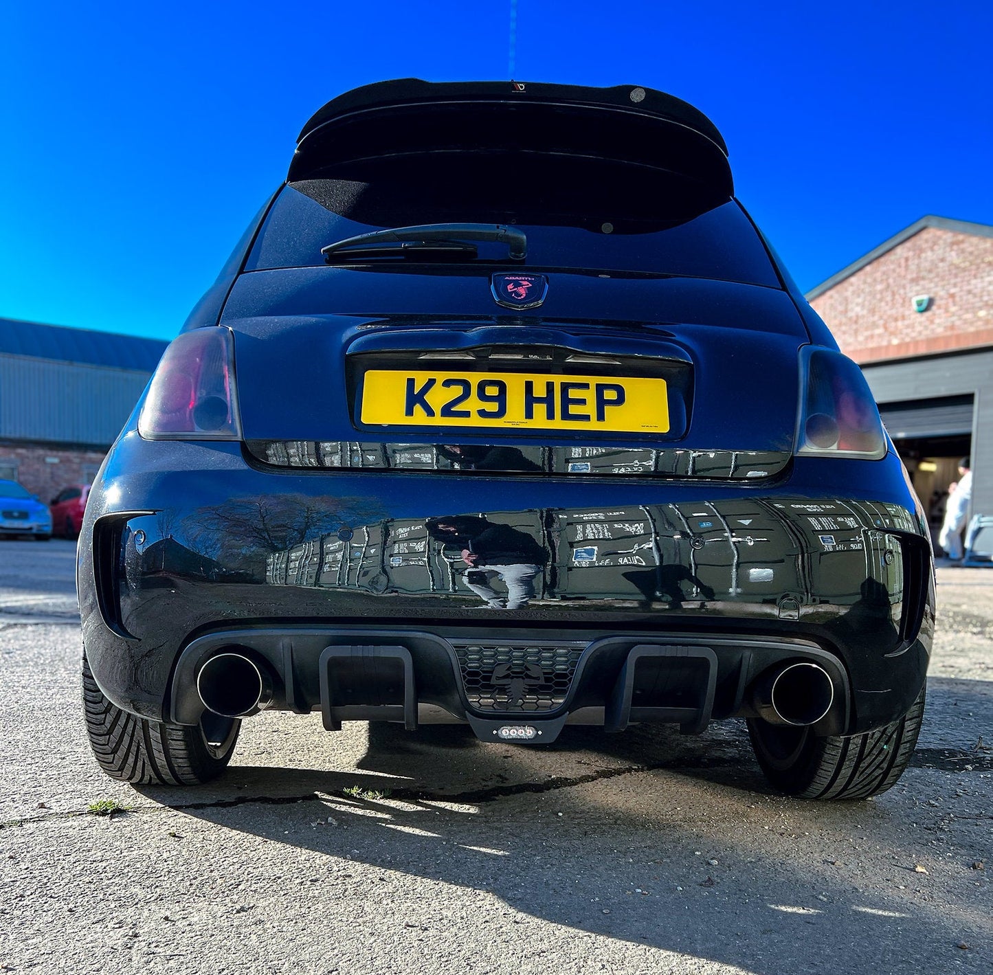 Fiat Abarth 595 Series 3 - Rear Diffuser Badge