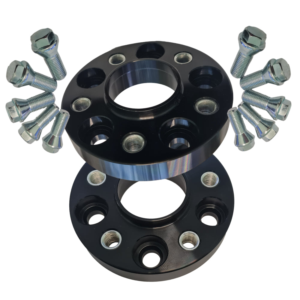 Hubcentric Black Wheel Spacers 5x130 71.6CB 20mm Audi Q7 (2005-2015)