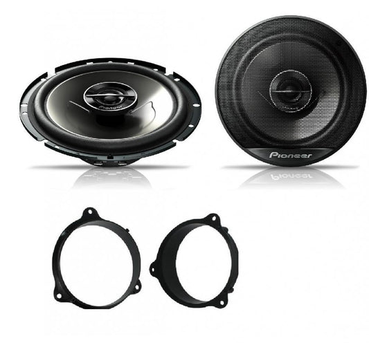 Renault Kangoo 2012 onwards Pioneer 17cm Front Door Speaker Upgrade Kit 240W