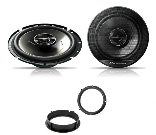 Skoda Citigo 2011 onward Pioneer 17cm Rear Door Speaker Upgrade Kit 240W