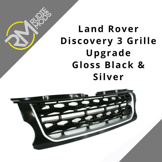 Land Rover Discovery 3 Gloss Black Grille upgrade to Discovery 4 2015 on