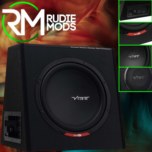 VIBE BLACKAIRC12-V2 BlackAir 12" 1500 Watt Passive Bass Subwoofer Enclosure