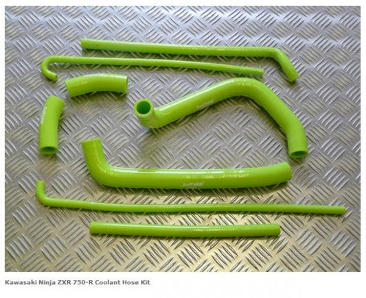 Kawasaki ZXR750-R 1996-2003 Coolant Silicone Hose Kit Roose Motorsport 8 hoses