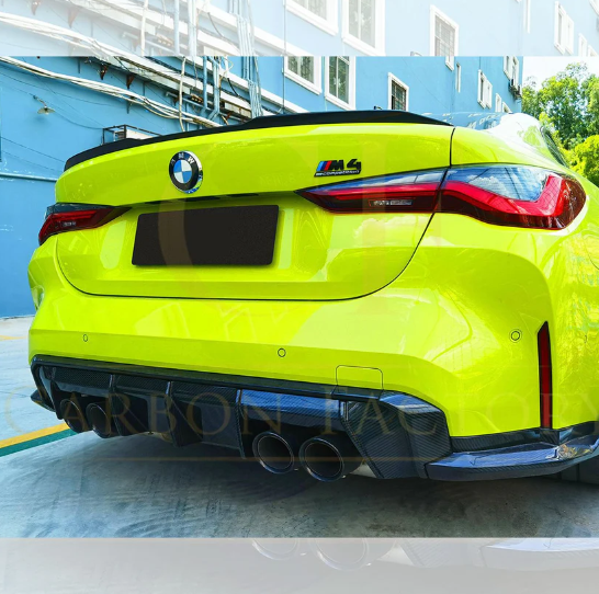 BMW G80 M3 G82 G83 M4 M Performance Style Carbon Fibre Rear Diffuser 21-PRESENT