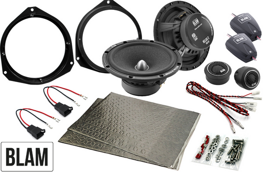 Chrysler Ypsilon 11 - 14 165mm (6.5 Inch) BLAM speaker upgrade fitting kit