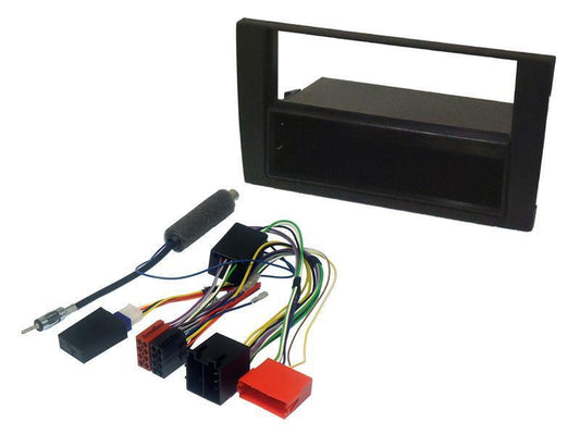 InCarTec FK-112-IGN Audi A4 B6 Single/Double Stereo Fitting Kit Canbus Ignition