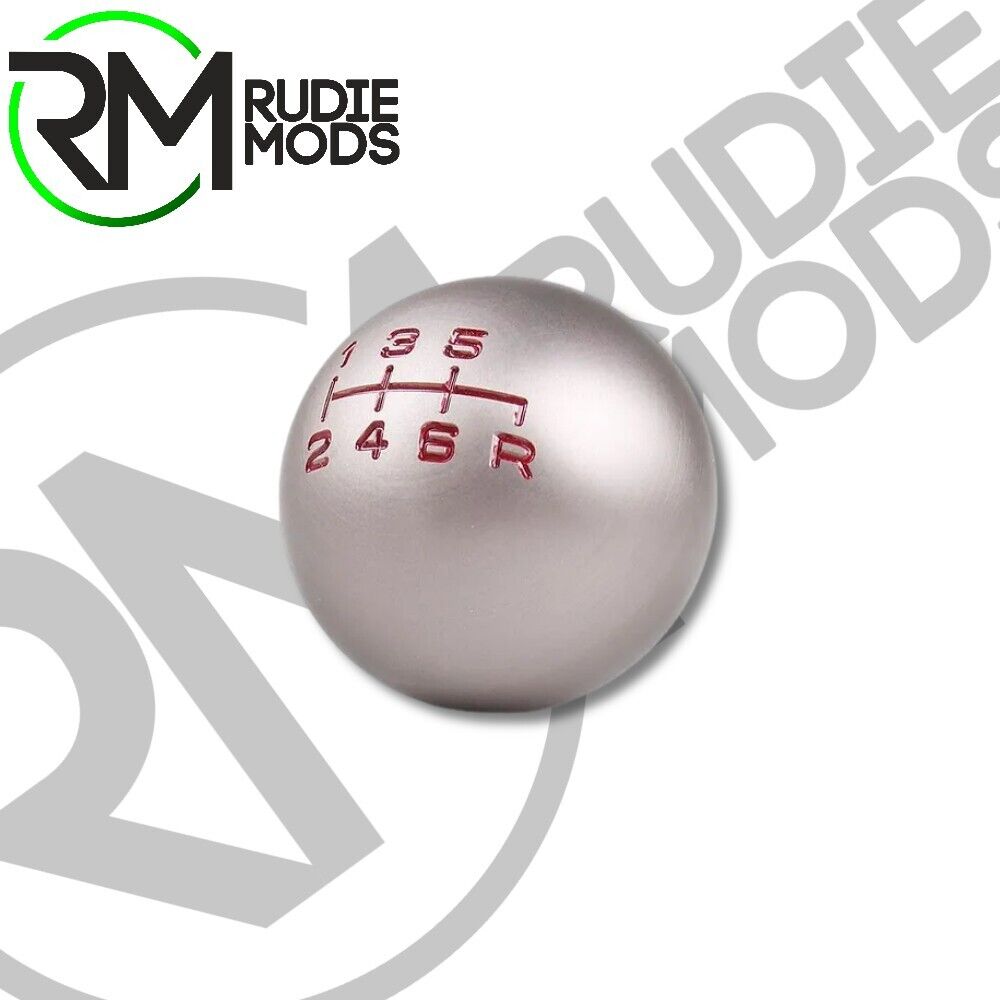 R-Spec Honda Civic 6 Speed Alloy Ball Gear Knob - Red Detail