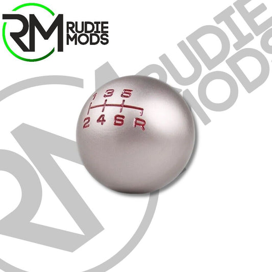 R-Spec Honda Civic 6 Speed Alloy Ball Gear Knob - Red Detail