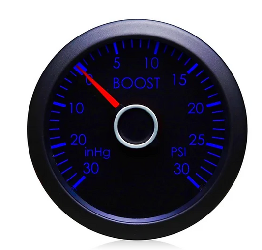 Electrical 52mm VW Red Needle Boost Gauge (PSI)