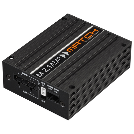 Match 1-channel / 2-channel micro amplifier (Class HD) M 2.1AMP