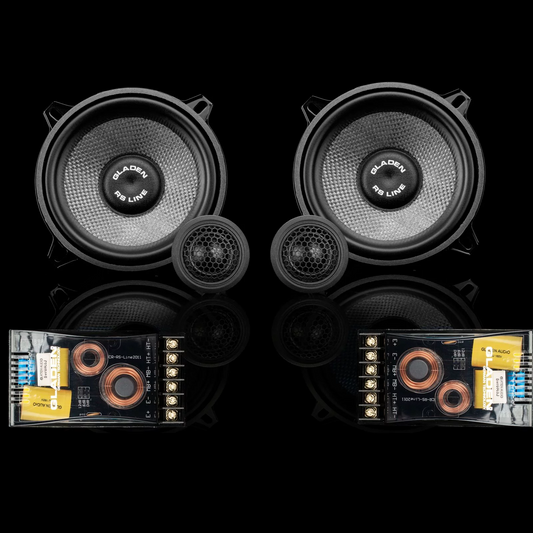 GLADEN RS-130 G2 2-WAY ALL-ROUND CAR SPEAKER SYSTEM - 5" MIDRANGE