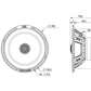 Ford B-Max BLAM RELAX 165EC Front Door Coaxial Speaker Upgrade