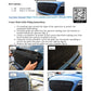 ZUNSPORT BLACK CENTRE GRILLE FOR AUDI R8 GEN 1 Facelift