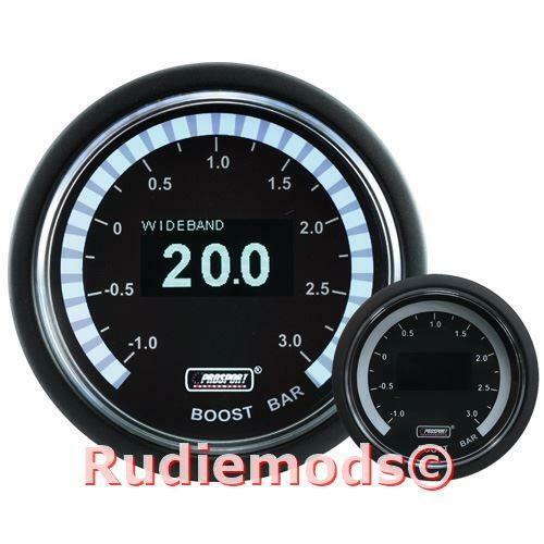 Prosport 52mm OLED Wideband AFR / Boost Gauge Kit - BAR