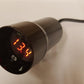 37mm Black Voltage Digital LED Display Metal Micro Smoked lens Gauge