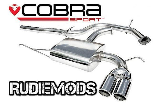 Cobra Sport VW Scirocco 2.0 TFSi Stainless Steel Cat Back Exhaust System