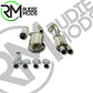 Jetex Exhaust Audi 90 (B3) 9/86-91 Stainless Steel Half System