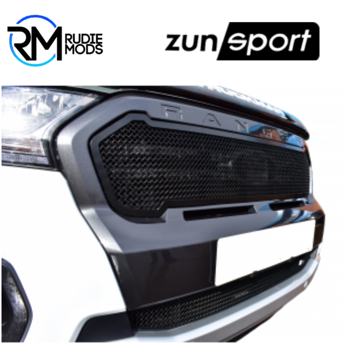Zunsport FORD RANGER MK7 (T8) - FRONT GRILLE SET BLACK
