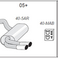 Jetex Exhaust Audi A3 (8PA) Quattro Petrol Turbo Sportback 2003+ Back Box
