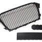 Gloss Black Honeycomb Debadged Grill for Audi A4 B8.5 Model 2012-2015
