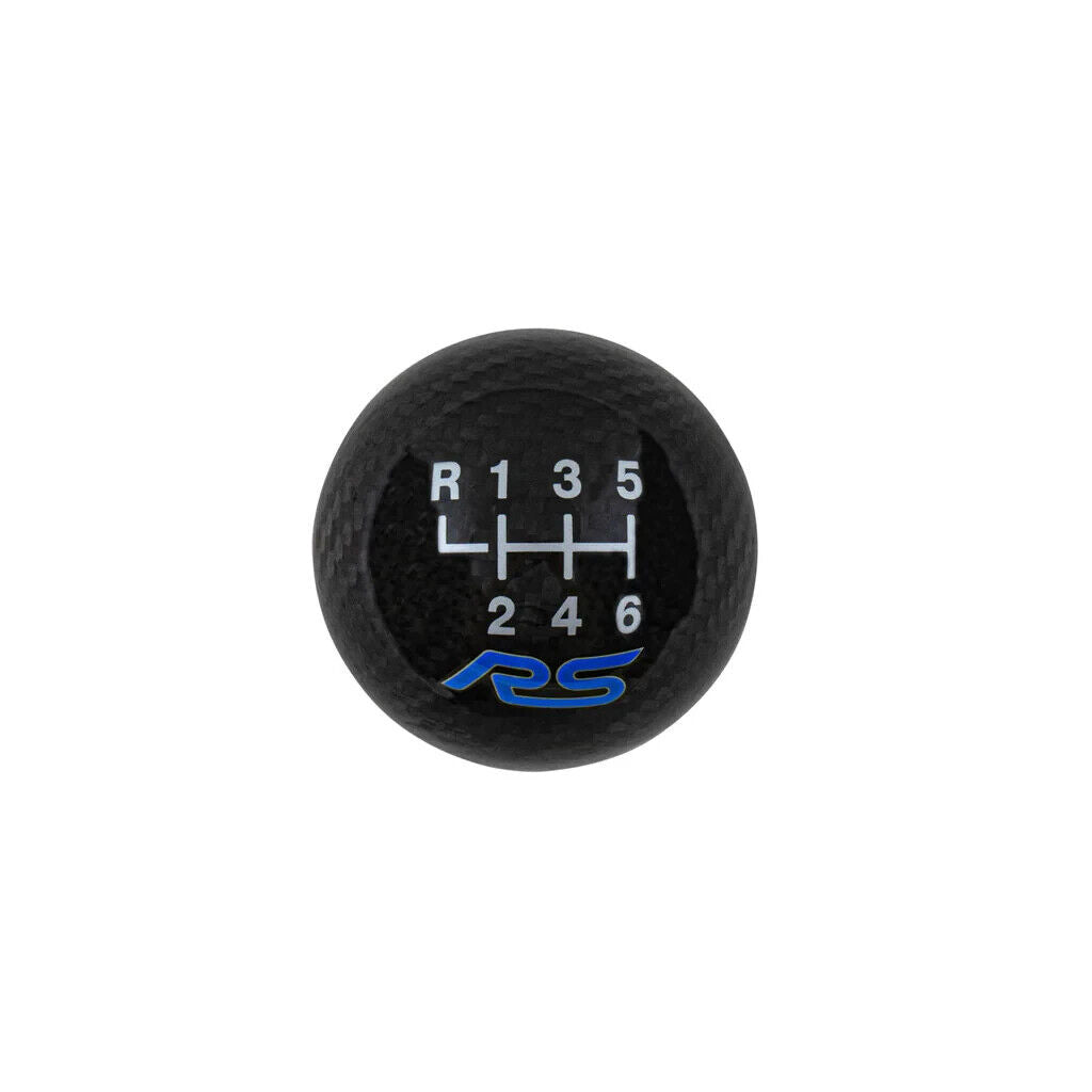 Ford Fiesta MK8 Carbon Firbe Gear Shift Knob with RS Logo by Autobeam