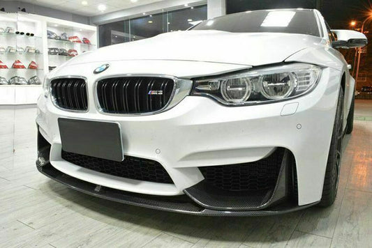 BMW M4 Carbon Fibre Front Splitter M Performance Style f82 14-20 Carbon Factory