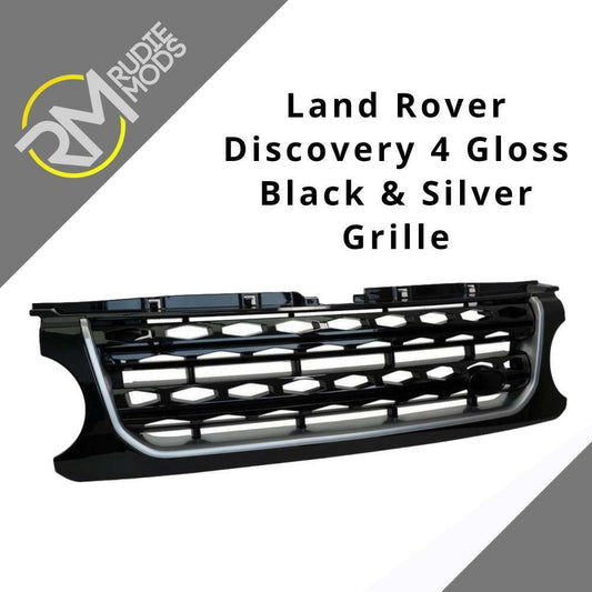 Land Rover Discovery 4 Pre-Facelift Gloss Black & Silver Upgrade look Grille