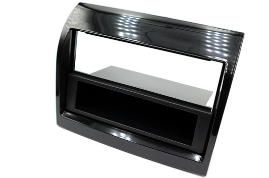 Fiat Ducato, Citroen Relay, Peugeot Boxer Single DIN fascia adapter GLOSS BLACK