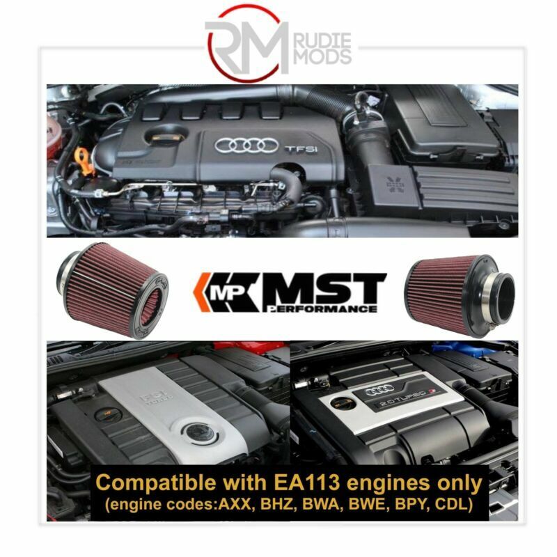 INTAKE KIT WITH FULL INTAKE PIPEWORK FOR VW GOLF R MK6 MST-VW-MK501 ...