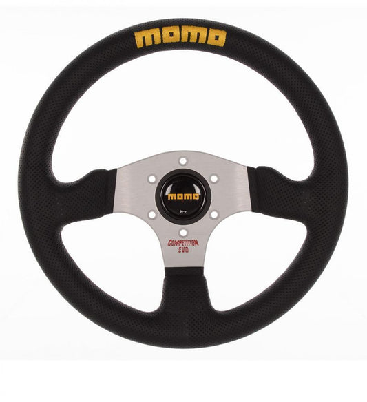 GENUINE Momo Competition Evo Steering Wheel 320mm Black Leather